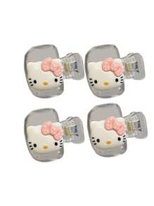 Sanrio 4pcs/2pcs/1pc Portable Travel Toothbrush Case, Toothbrush Cover Dustproof Holder, Reusable