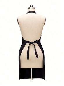 1pc Customized Chef Apron, Adjustable Funny Apron, Unisex, Birthday Gift, Father's Day Gift, Suitable For Him/Her, Housewarming Gift, Breathable, Lightweight, Washable, Cute, Shiny, Soft, Comfortable, Elegant, Customizable, Personalized, Unique, Suitable For Gifting To Him, Her, Boyfriend, Girlfriend, Dad, Mom, Family, Friends - Multicolor - View 3