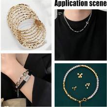 10pcs Stainless Steel Beads Cube Beads Faceted Geometry Beads 2/2.5/3/4/6mm Metal Spacer Bead Square Beads Small Smooth Beads Finding For DIY Bracelet Necklace Jewelry Making - Multicolor - View 8