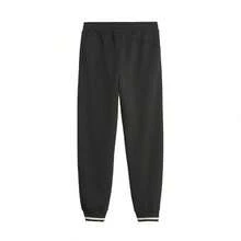 Puma Fashionable Minimalist Versatile Logo Women's Drawstring Hem Knit Jogger Pants - Black - View 5