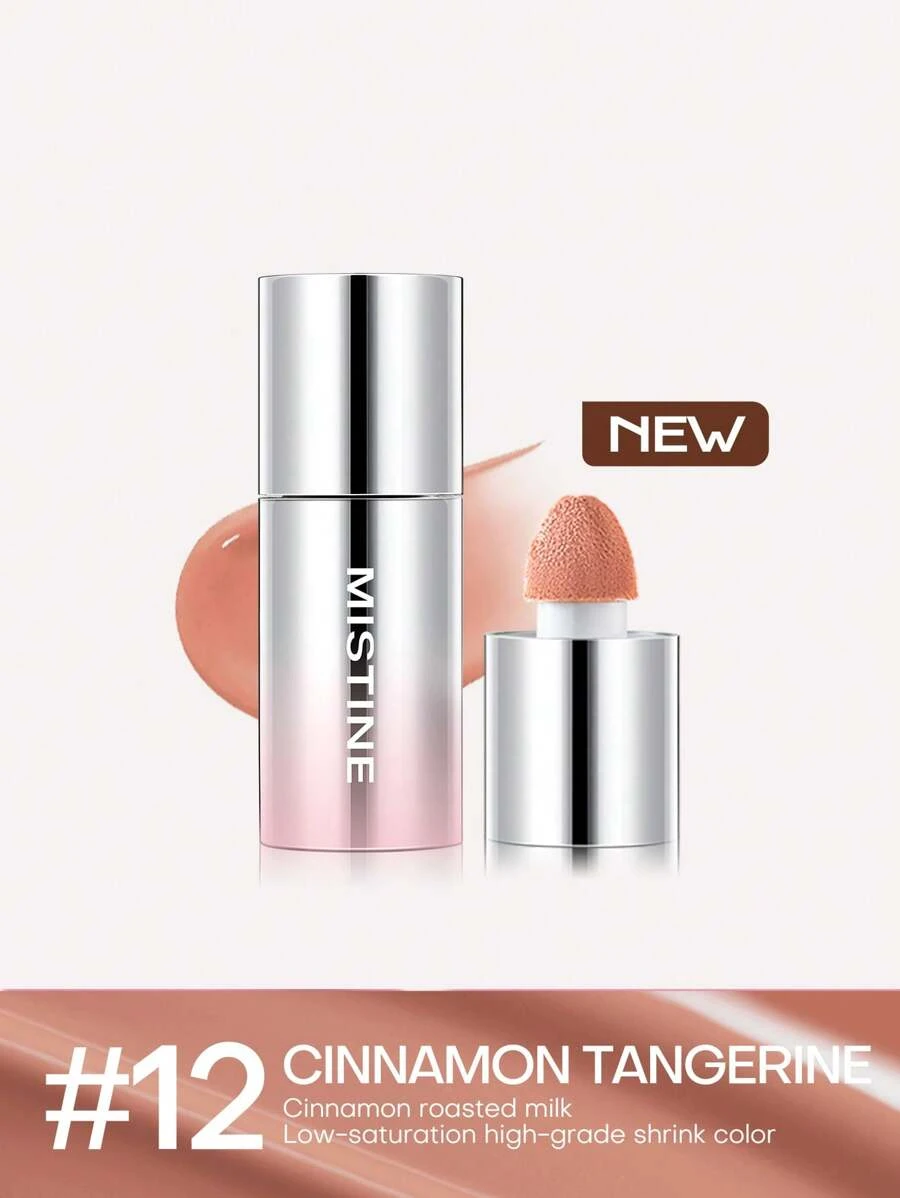 MISTINE Thai Latte Liquid Blush 7g 12 Cinnamon Tangerine Translucent Natural Blending Foundation Smooth Colour Retention 1 Piece