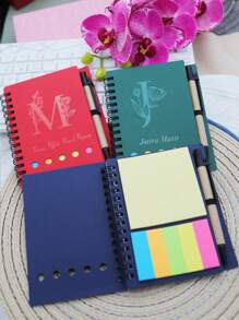 1 قطعة (مع قلم) دفتر جيب مخصص النص والتصميم الشخصي ومجموعة ألواح تذكير، مناسب للعمل والرسائل المنزلية والدراسة والإشارات الفهرسية، لوازم المكتب والمدرسة، جوائز القرطاسية، هدايا العودة إلى المدرسة، متعدد الوظائف، زخرفي، قابل لإعادة الاستخدام، حديث، ملون، جميل، فينتاج، كرتوني، كاواي، مخصص، شخصي، فريد، مخصص، للعمال، للعملاء، للطلاب، للأعمال/العمل