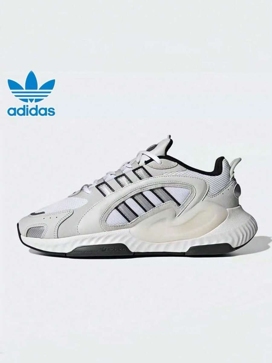 Adidas 阿迪达斯 Originals HI-TAIL 2.0 多功能面料低帮跑鞋,男款,白色和灰色,2000 年代风格 - 淺灰色 - 查看 1
