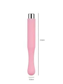 Imán de uñas mini de 5.9cm con estuche de silicona rosa, efecto de ojo de gato, barra magnética de atracción UV para uñas francesas, herramienta de manicura multifuncional, de vuelta a la escuela