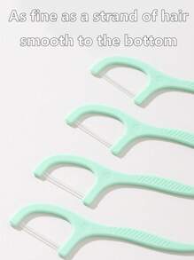 500-50 piezas Hilo dental, Hilo fino, Palillos de dientes, Caja de hilo dental, Palillo de hilo dental portátil, Hilo fino, Caja de hilo dental, Palillo de hilo dental portátil, Conveniente, Limpieza oral diaria fácil, Limpieza profunda, Esencial para la vida diaria, Decoración del hogar para la sala de estar, dormitorio, baño, suministros de viaje, boda, fiesta, cumpleaños, regalo para hombres, mamá, papá, amigos, Año Nuevo, accesorios, regalo divertido