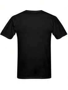 Cowpybara Cowboy Capybara Western Pun Graphic Tees Men's T-Shirt, Soft And Breathable Short Sleeve, Perfect For Daily Wear, Outdoor Activities, Travel, And Casual Style, Comfortable All-Day Fit! - 黑色 - 查看 3