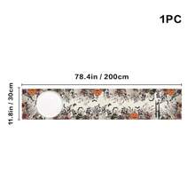 1/25pcs Halloween Ghost & Pumpkin Theme Table Flags, Kitchen Dining Table Decor, Fun Holiday Indoor Outdoor Home Decoration Party Supplies, Thanksgiving Party Favors, Holiday Gifts, Room Decor, Tabletop Decorations