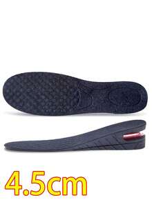 1 双柔软舒适隐形增高气垫鞋垫，多层可拆卸半长/全长可调节减震鞋垫，男女通用