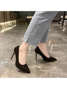 Women Pumps - 黑色 - 查看 1