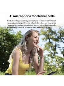 PHILIPS 藍牙 5.3 真無線耳機 TAT1168，雙麥降噪 + IPX4 防水，運動跑步沉浸低音 黑色