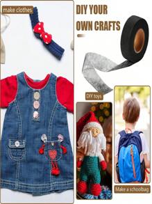 2PCS Double-Sided Iron-On Hemming Tape, Strong Adhesive Heat Bonding Tape, Iron-On Fusible Web For Clothing Alterations, Pants, Jeans, Skirts - Multicolor - View 9