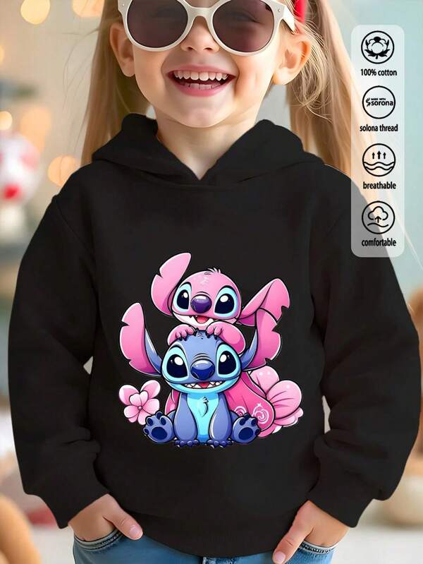 Sweat-shirt-shirt à capuche courbe de couleur unie pour filles, Top en coton pour filles, style collège de rue printemps été, pour vêtements de sport d'extérieur