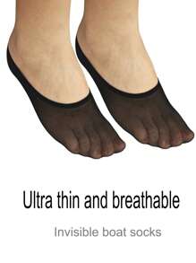 20/10/5/3/1 Pairs Women's Low-Cut Invisible Socks, Men's High Elastic Socks, Ultra-Thin Semi-Transparent Soft Elastic Comfortable Breathable Socks, Suitable For Daily Wear For Men And Women, Simple Comfortable Neutral Mid-Calf Socks, Women And Men's Socks, Fashion Specialty Boat Socks Invisible Socks Very Thin Disposable Daily Candy Color Stockings - Multicolor - View 7