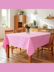 1 件，一次性桌布，客厅红色圆点桌布，户外野餐烧烤装饰，桌布，生日派对装饰夏季礼物婚礼海滩返校学校用品房间装饰 - 彩色 - 查看 9
