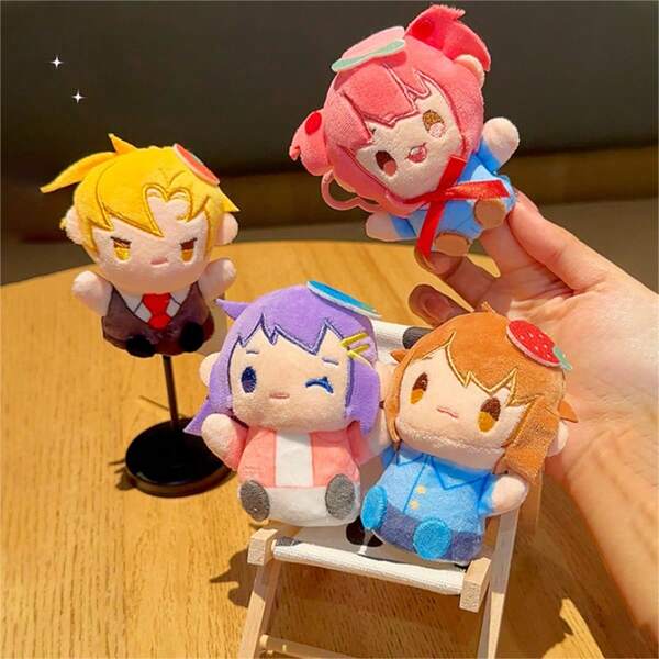 1 pieza Cosmic Color Series - Títere de dedo Peluche Colgante Periférico de Anime Llavero Divertido Charm de Bolso, Regalo de Cumpleaños, Navidad, Regalo de Halloween