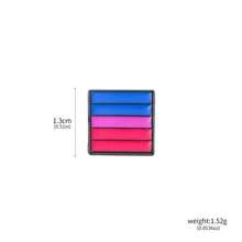 1 Peça Broche de Coração Arco-Íris Bandeira, Paz e Amor, Alfinetes de Esmalte, Roupas, Bolsa, Lapela, Pino, Ícone de Orgulho Gay e Lésbico, Decoração Unissex - Multicolorido - Visão 18