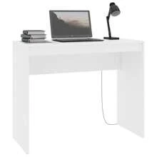 Larryhot Bureau Blanc 90x40x72 cm Bois d'ingénierie, solide et durable, facile à assembler, beau, idéal pour la décoration de la maison et les cadeaux