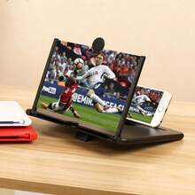 14 pulgadas Amplificador de pantalla de teléfono con deslizador de cajón: amplificador de video HD nítido con vista de pantalla completa envolvente, Lupa de Pantalla para Teléfono Celular, Soporte para Lupa de Pantalla de Teléfono Inteligente, Amplificador de Video para Teléfono Móvil, Lupa de Pantalla para Teléfono Celular - Negro - Ver 7