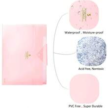 Accordion File Organizer, File Folders With 5 Pockets, Portable Document Organizer, P School Offi Supplies