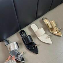 Women Heeled Sandals - 黑色 - 查看 3