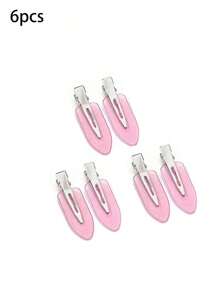 4 - Piece Set Of Acetate Seamless Hair Clips: High - Aesthetic INS - Style, Luxurious French - Inspired Seamless Hair Clips For Women - Ideal For Side Bangs, Forehead Styling & Makeup ,Hair Clips,Hair Accessories Claw Clips Hair Claws Hair Barrettes, School Stuff
