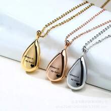 Personalized Pet Cremation Jewelry Sketch Urn Necklace Pendant With Engraved Photo, Memorial Gift For Cat/Dog Mom