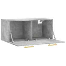 Mobiletto dA, Parete Larryhot Concrete Grey 80x36,5x35 cm in legno ingegnerizzato, bello e pratico, ideale per riporre oggetti e decorare la casa - Grigio - Visualizzare 6