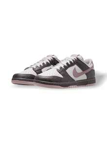 Nike Dunk Low 特别版女款运动鞋，蛇纹压花皮革，缓震舒适，中灰 HV6932-299 - 廣闊灰色 - 查看 2