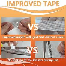 Nano Double Sided Adhesive Tape Heavy Duty, Strong Mounting Tape, Clear Double Sided Stick Tape For Walls, Poster, Wall Hanging, Craft Mounting 1 Inch X 9.85FT - 1 Inch X 9.85FT_ - View 4