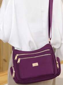 Ladies' Cross-Body Bag - A Stylish And Fashionable Multi-Layered Casual Women's Bag With A Single Shoulder Strap.