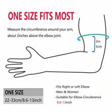 Coderas de compresión ajustables, diseño de ajuste abierto, con esponja gruesa y transpirable, adecuadas para fitness, voleibol y baloncesto - Multicolor - Ver 4