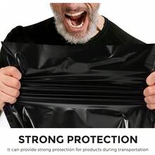 Metronic Poly Mailers 10x13 100 Pcs |   Small Shipping Bags For Clothing |   Mailing Bags For Small Business, Shipping Envelopes,Packing Bags In Black - Black - View 2