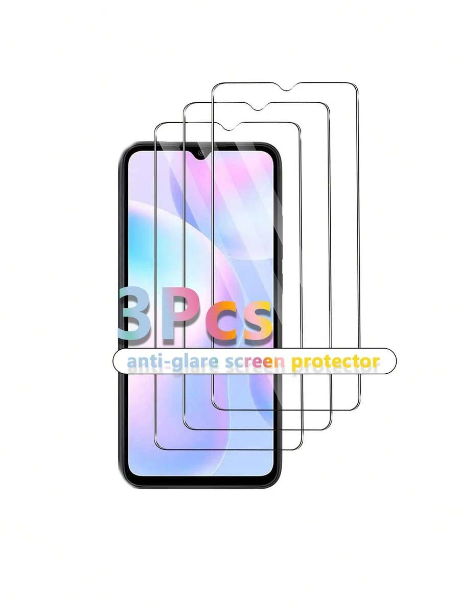 3 piezas de vidrio templado HD compatible con MOTO E13 G20 G30 con acabado mate, protección de pantalla esencial, aplicable a protector de pantalla de teléfono para uso diario, oficina y hogar, accesorios de teléfono a prueba de agua, a prueba de golpes, resistente a caídas, resistente a arañazos y antihuellas dactilares con cobertura completa - Multicolor - Ver 1