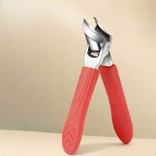 Comfortable Stainless Steel Nail Clipper With Armored Groove And Hooked Beak Design - Wide Opening Angled Head For Easy Grip, Convenient For Home Use, High-Texture Handle, No Power Needed, Nail Clippers, Modern Nail Clipper, Durable Nail Clipper