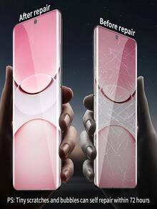 2 片高清水凝胶软膜适用于三星 Galaxy S23 S22 S25 S24 Ultra/兼容华为/兼容小米 Redmi Note 14 13 Pro+ 4g 5g/Honor/Realme/OPPO/VIVO/OnePlus 防爆防刮手机屏幕保护膜非玻璃屏幕保护必备品,适用于日常防护、办公室、家用手机配件防水防震防摔防摔防指纹全覆盖 - HD - 查看 6