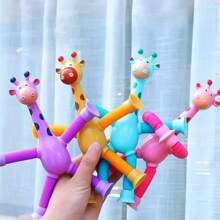 Children Suction Cup Giraffe Toys Pop Tubes Stress Relief Telescopic Giraffe Toy Sensory Bellows Toys Anti-Stress Squeeze Toy School Supplies,Man Toys,Stocking Stuffers For Toddlers,Stocking Fillers Kids,Autistic Children,Pop Tubes,Suction Cup Toy,Sensory Toys Autistic,Kids Educational Toys,1 Year Old Toys