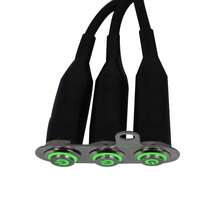 KINGMOTO 3 In 1 Aluminum Motorcycle Switch - Green - View 3