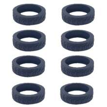 8 Piezas/Set Protectores de Ruedas de Maleta de Viaje de Silicona, Cubiertas para Ruedas de Trolley con Sonido Silencioso para Reducir el Ruido