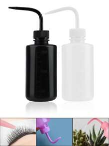 1-2 pièces Bouteilles en plastique de 250 ml - Bouteille de rinçage sûre, outils d'arrosage. Bouteille d'arrosage pour plantes et fleurs succulentes avec bec verseur en plastique incurvé. Bouteille d'arrosage à bec verseur pointu pour plantes en pot. Bouteilles de nettoyage pour tatouage