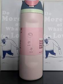 24oz Limited Edition Stainless Steel Tumbler - Leakproof Dual Lids (Straw/Sip), Soft Handle, Vacuum Insulated For Hot/Cold Drinks, Perfect Gift - #F003 - 查看 3