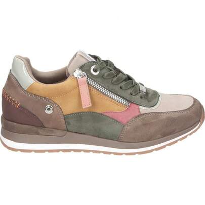 REFRESH | Damen Refresh Freizeitschuhe – Mehrfarbige Schuhe – Schnürschuhe mit Reißverschluss – Niedriger und bequemer Keilabsatz – Lässiger Stil – Maximale Passform – Kombinierbar – Modell 171401
