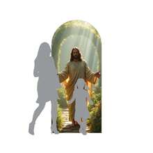 Painel Romano Picolé Sublimado em Tecido Veste Fácil c/Elástico - Jesus - Visão 2