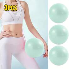 1/3 Piecesof High-Quality Thick Mini Yoga Balance Ball - 9.84-Inch Durable PVC Exercise Ball, Suitable For Core Exercises, Sensory Training And Home Gym, Soft Pink, Green And Purple, Yoga Accessory, Fashionable Design, Smooth Surface
