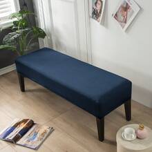 1 Vỏ bọc ghế dài/ghế sofa bằng nhung ngô mềm mại, Vỏ bảo vệ ghế có thể tháo rời và giặt được, Thích hợp cho phòng khách, phòng ngủ, nhà bếp, Bộ 5 món, Vỏ bọc ghế ăn, Vỏ bọc ghế sofa cho nhà bếp, khách sạn - Nhiều màu - Xem 8