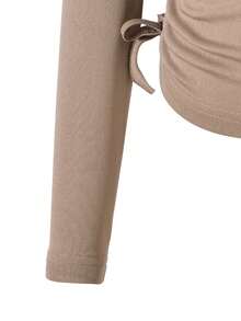 Vihyde 3 pezzi Set di giacca in pile a quadri, blusa con fiocco e pantaloni a zampa per ragazze, autunno/inverno