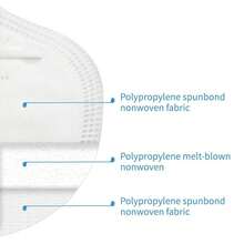 20 Pz + Estuche color blanco- KN95 BYD CARE Respirador, ,máscara Plegable Transpirable y cómoda con Lazo para Las Orejas para un Ajuste Apretado,mascailla color Blanco,PARA ADULTOS Y ADOLECENTES - Blanco - Ver 7