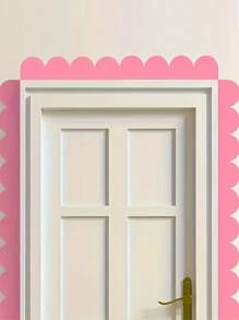 1 套创意波浪线墙贴 - PVC 防水自粘贴花，波西米亚风格可移除艺术贴纸，易于粘贴和移除，非常适合客厅、卧室、餐厅、厨房 - 幻想主题，让您的家居装饰有趣而整洁 - 彩色 - 查看 4