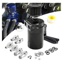 Oil Catch Can Kit With O-Rings Aluminum Oil Catch Can For Most Cars - Black - View 8