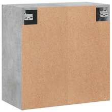 Mobiletto dA, Parete Larryhot in cemento grigio 60x31x60 cm in legno ingegnerizzato, bello e pratico, ideale per riporre oggetti e decorare la casa - Grigio - Visualizzare 8