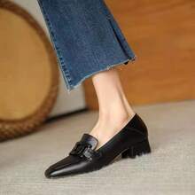 Women Loafers Shoes - Apricot - View 4